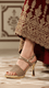Golden Fancy Bridal Sandal FN5715