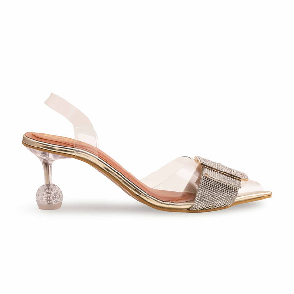 Golden Fancy Bridal Sandal FN5825