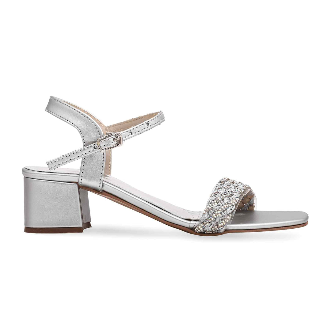 Silver Fancy Sandal FN5829