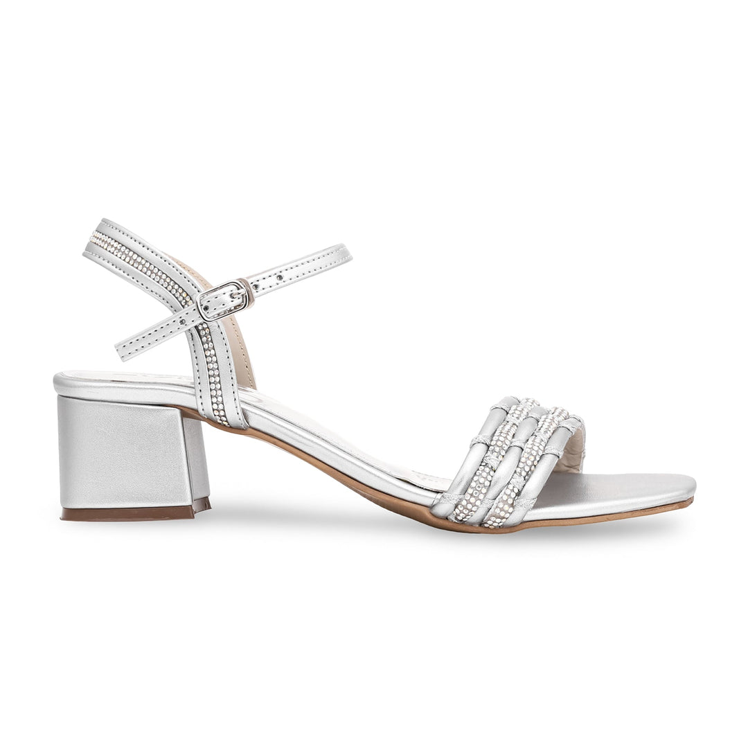 Silver Fancy Sandal FN5831