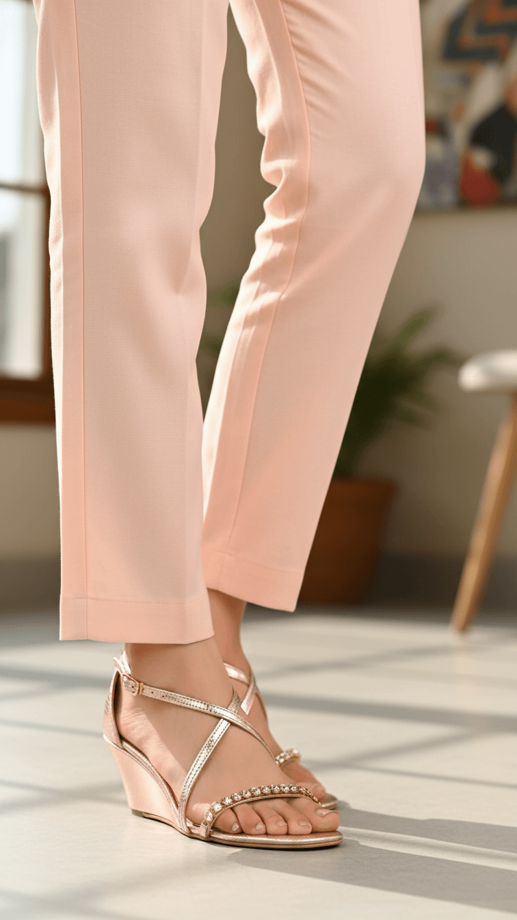 Peach Fancy Sandal FN5874