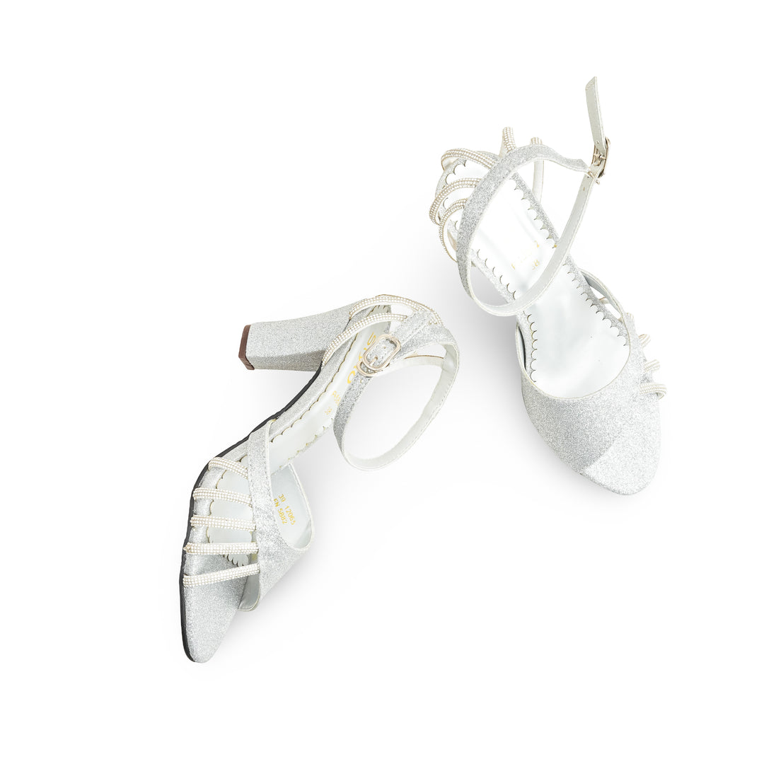 Silver Fancy Sandal FN5882