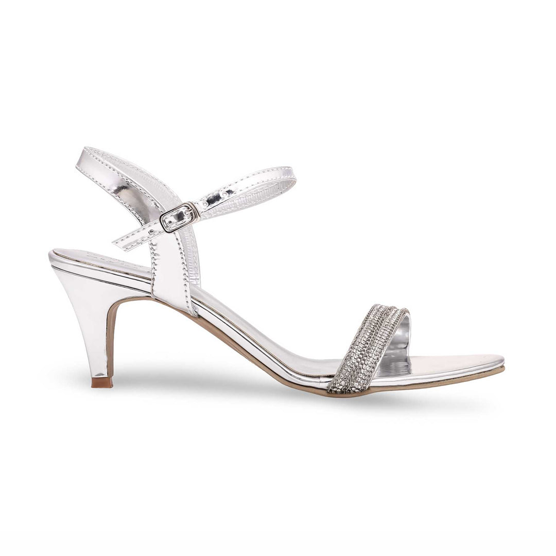 Silver Fancy Sandal FN5888