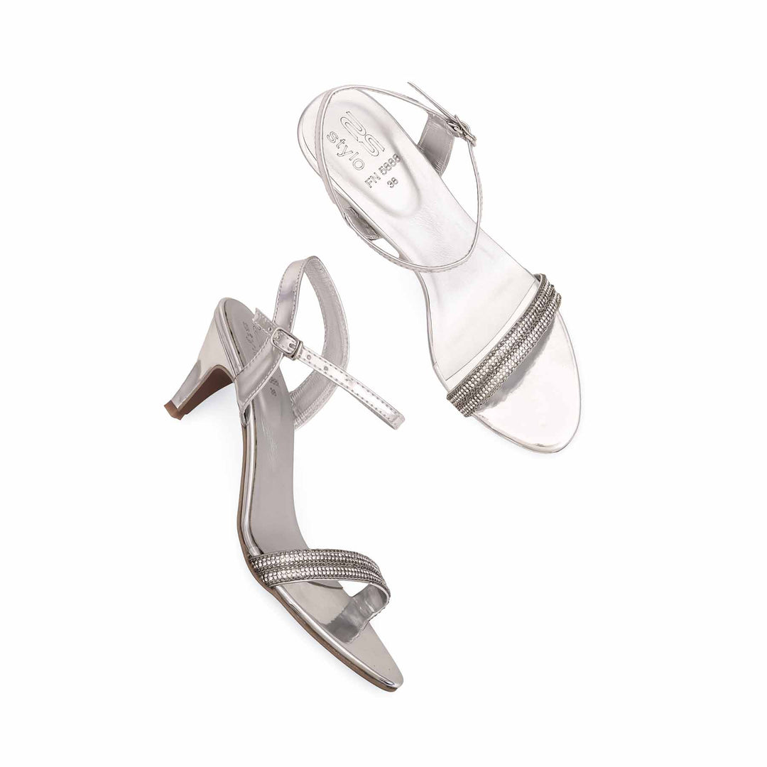 Silver Fancy Sandal FN5888