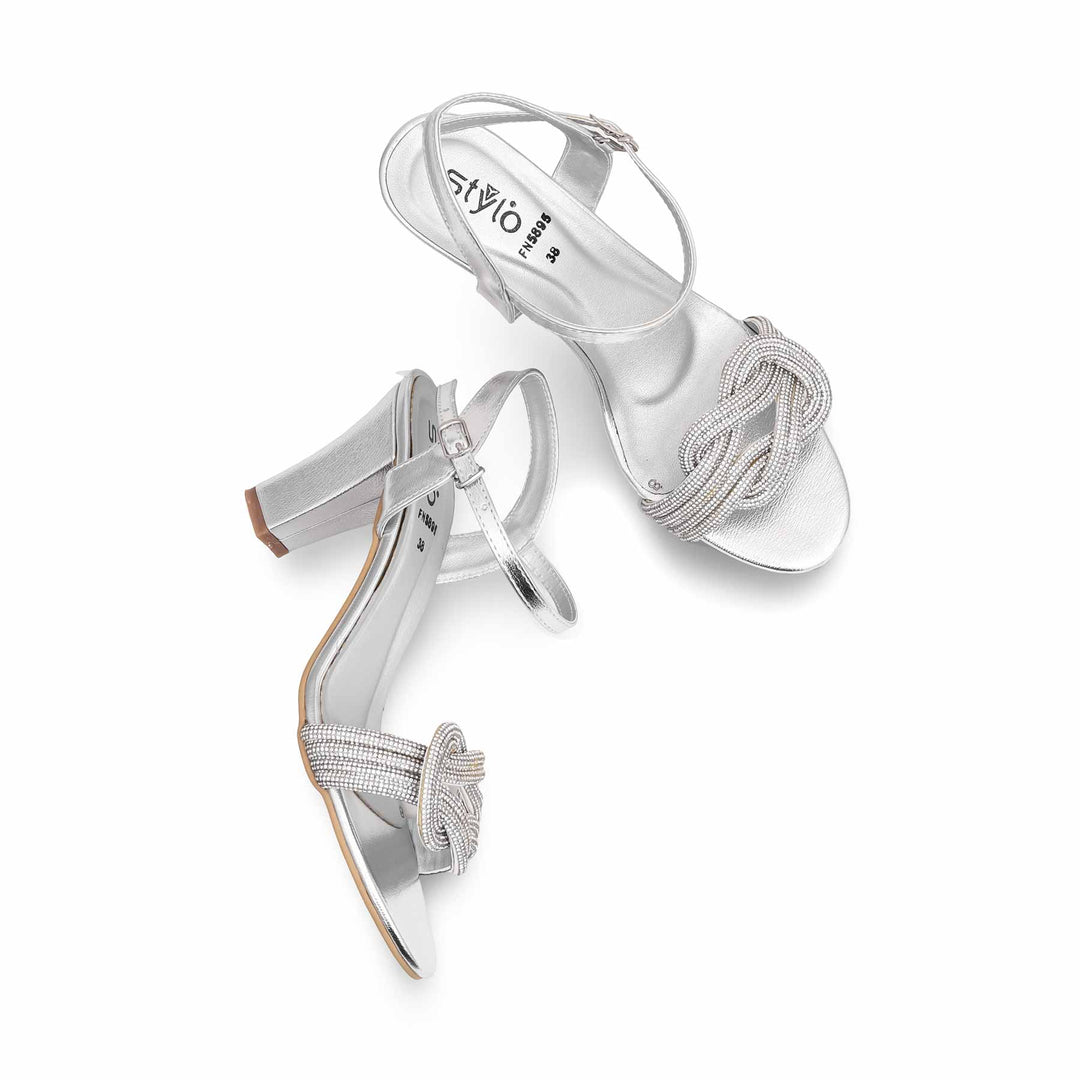 Silver Fancy Sandal FN5895