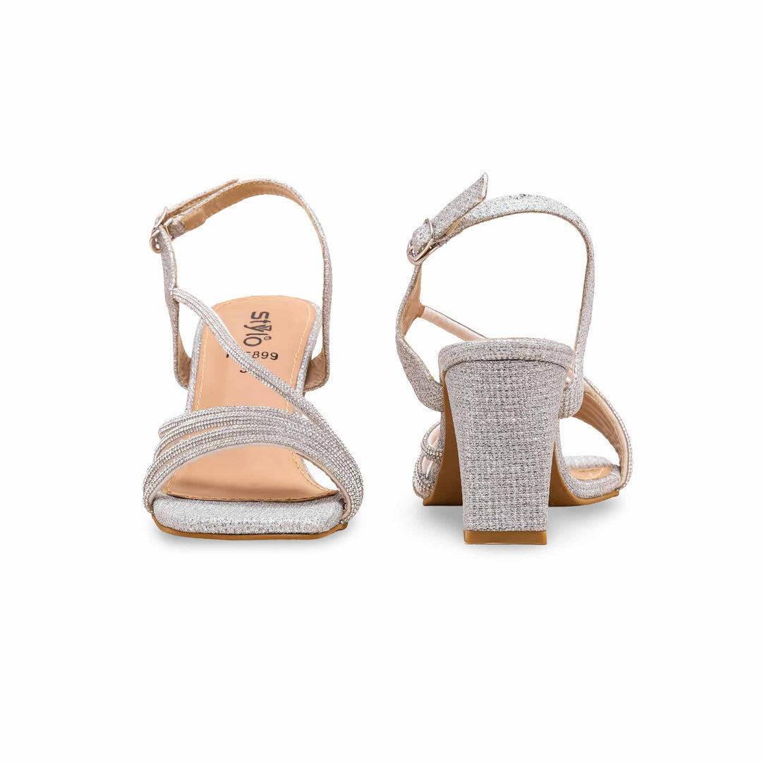 Silver Fancy Sandal FN5899