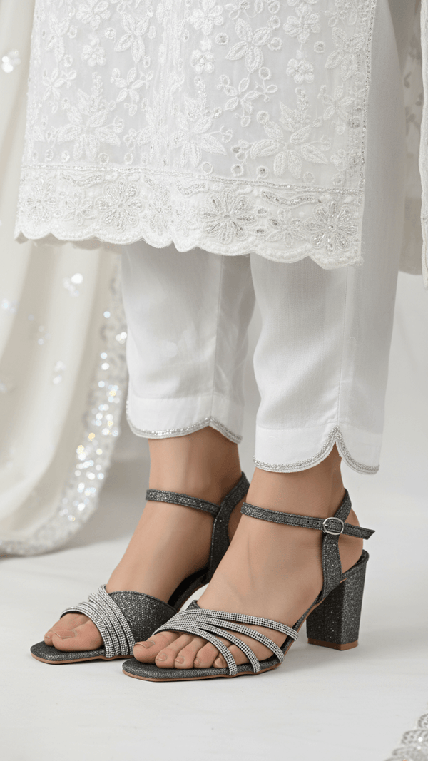 Black Fancy Sandal FN5900