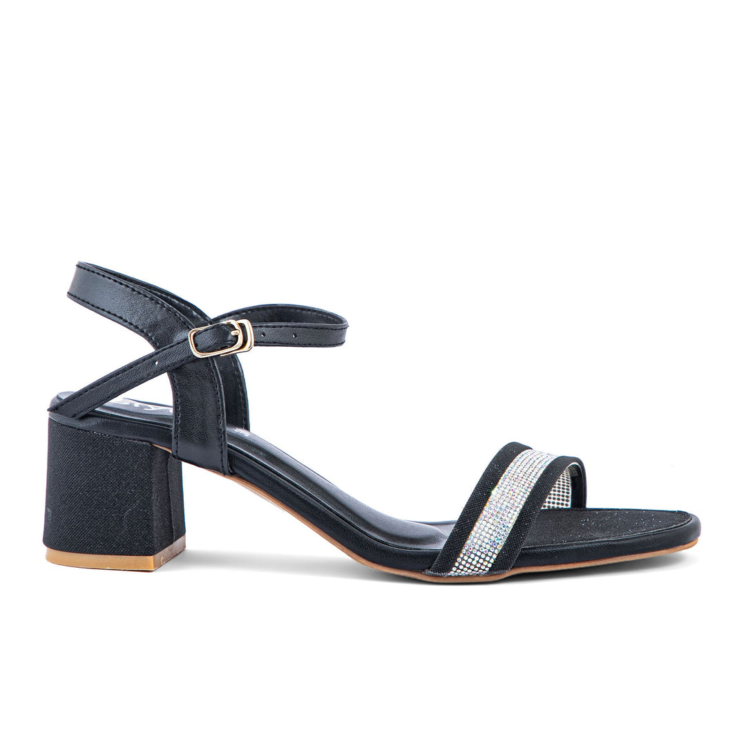 Black Fancy Sandal FN5903