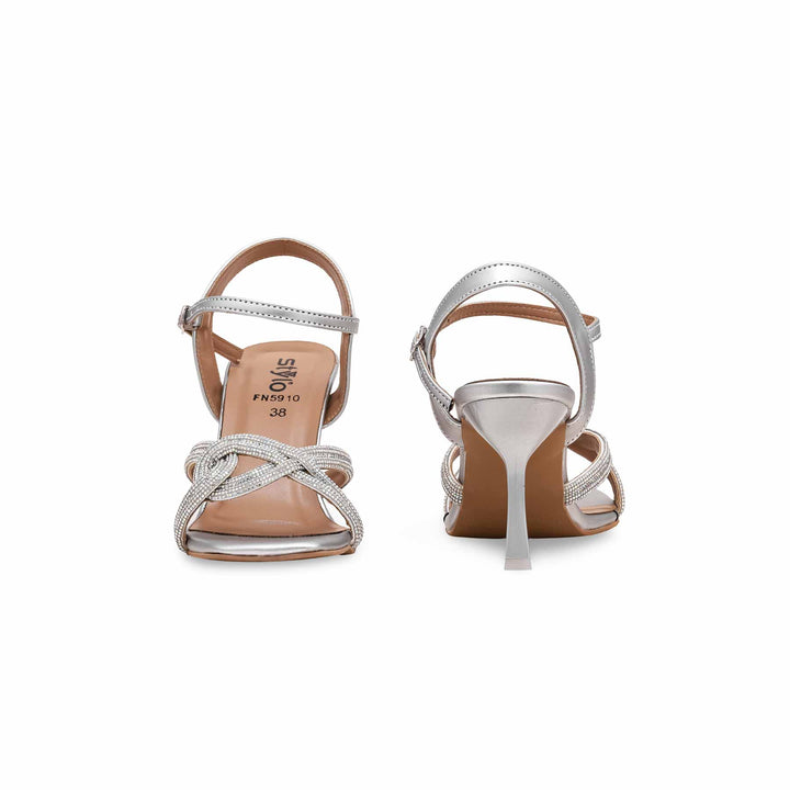 Silver Fancy Sandal FN5910