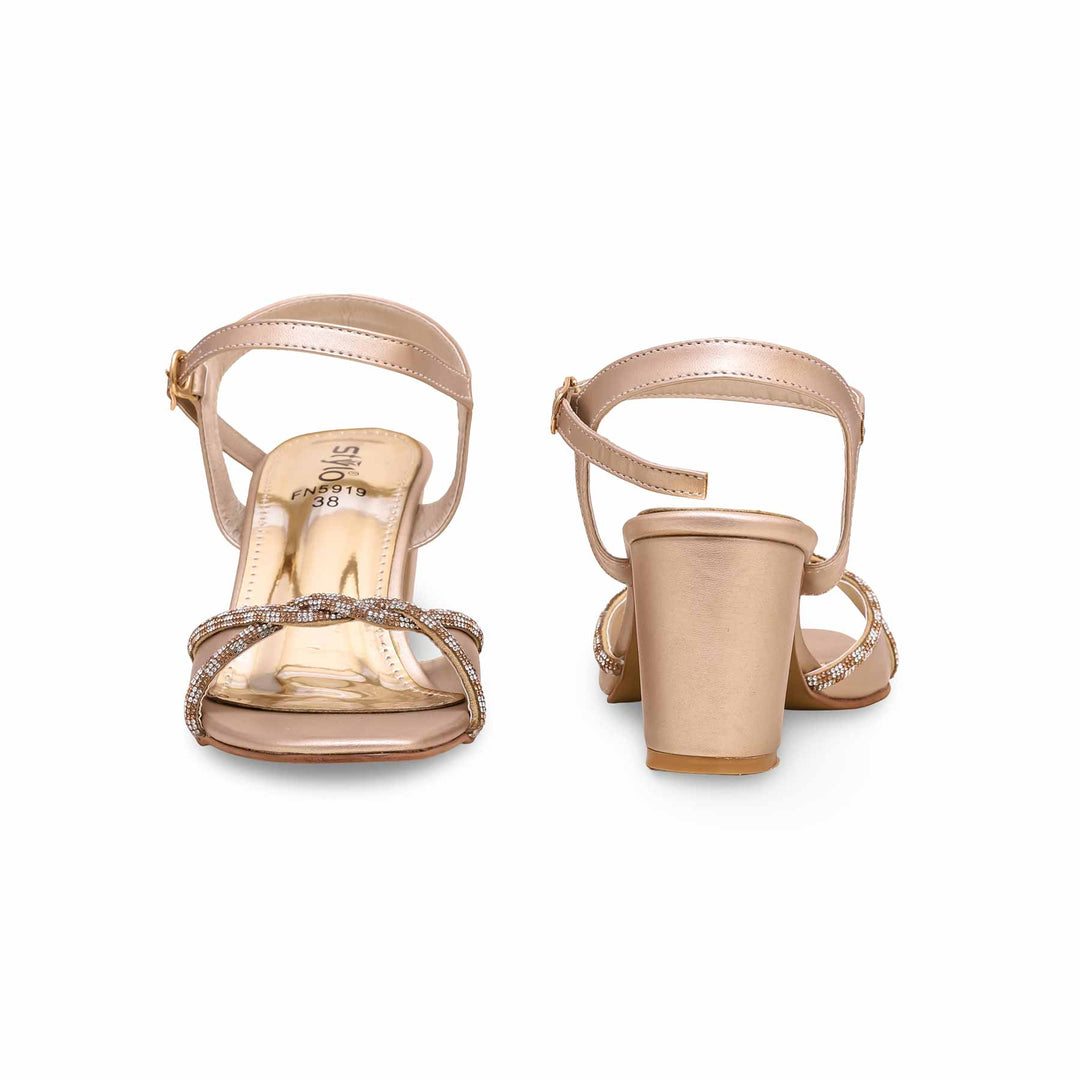 Golden Fancy Sandal FN5919