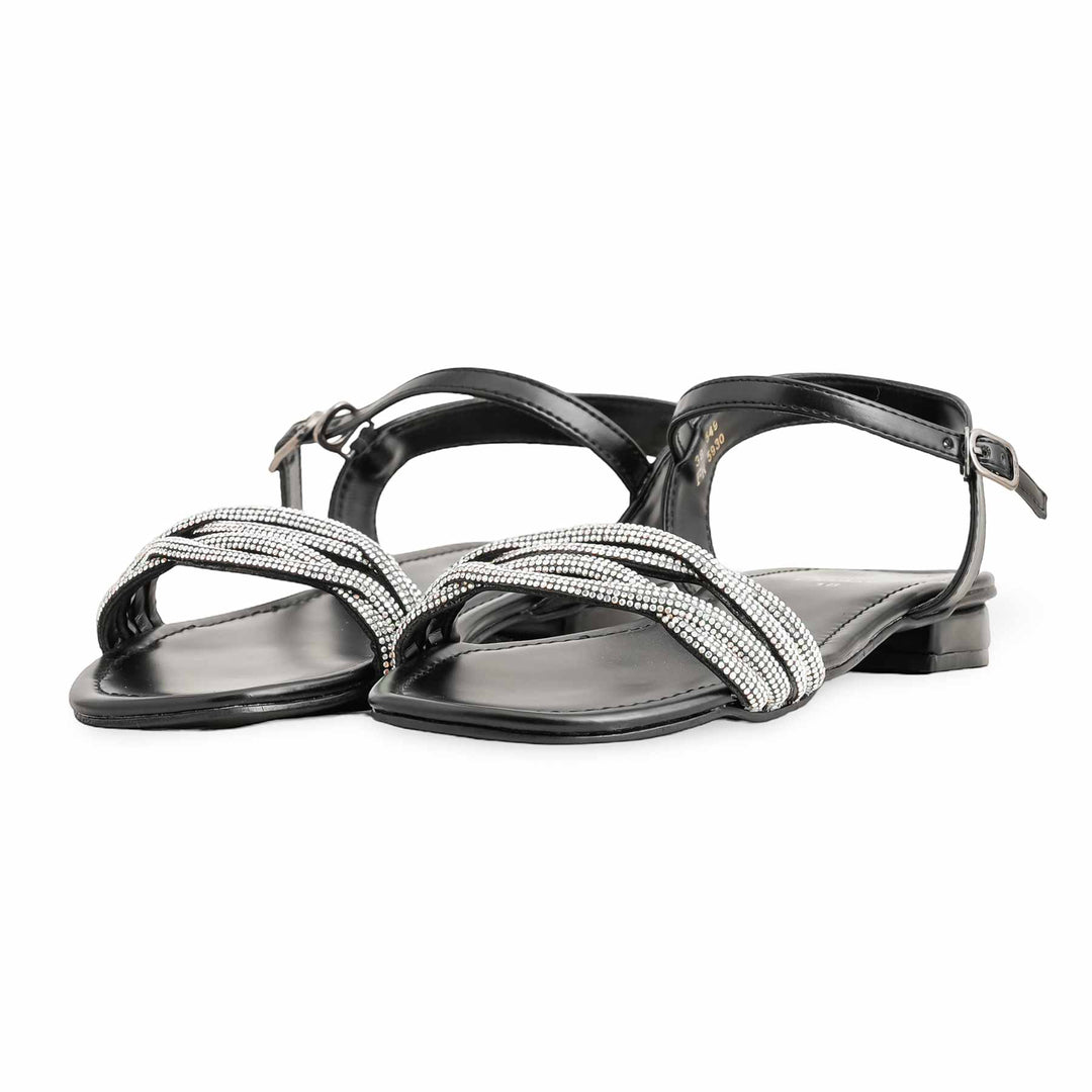 Black Fancy Sandal FN5930