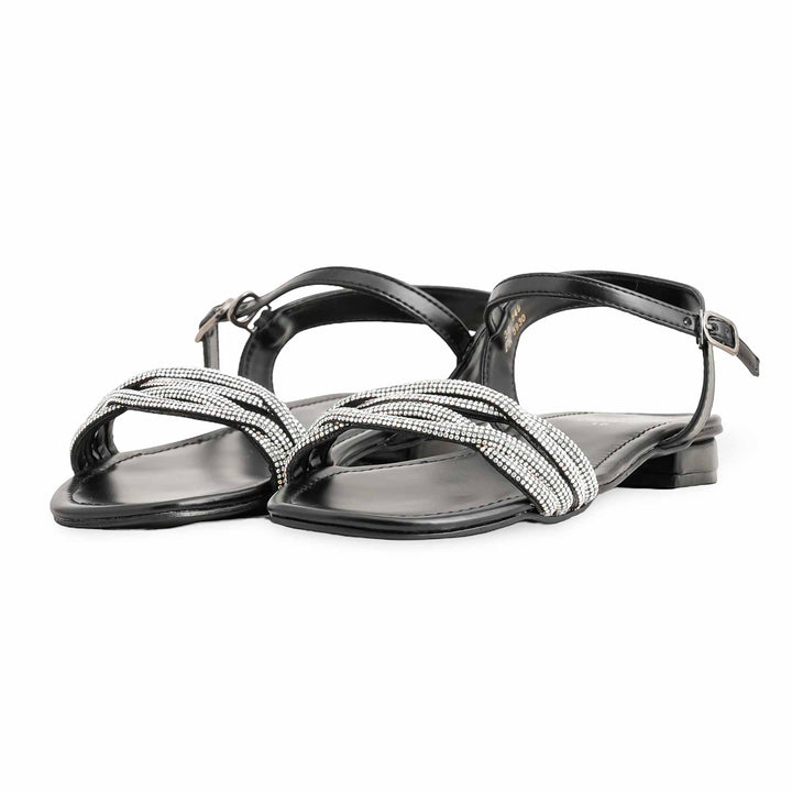 Black Fancy Sandal FN5930