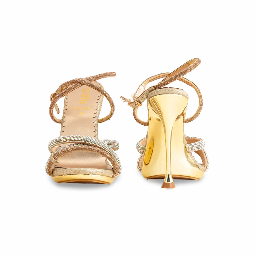 Golden Fancy Bridal Sandal FN5940