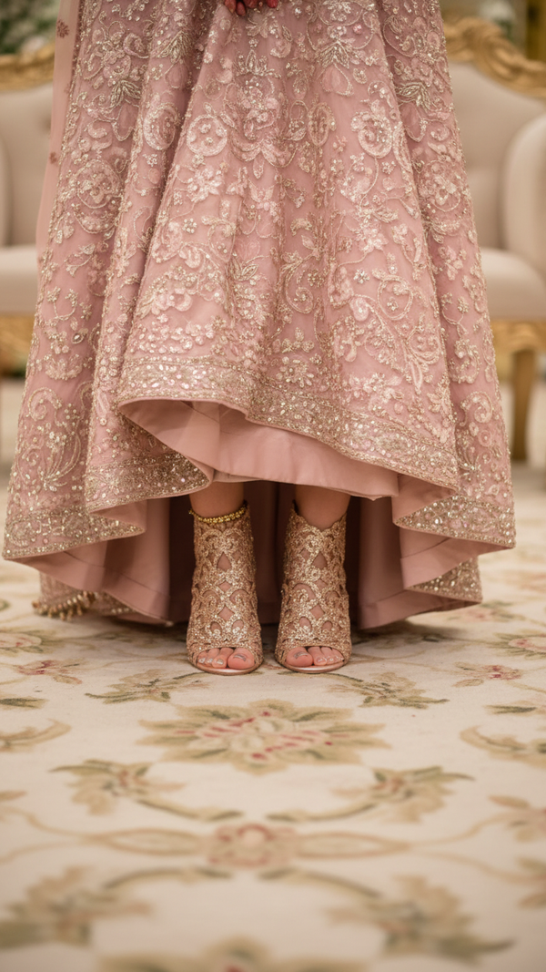 Pink Fancy Bridal Sandal FN5944