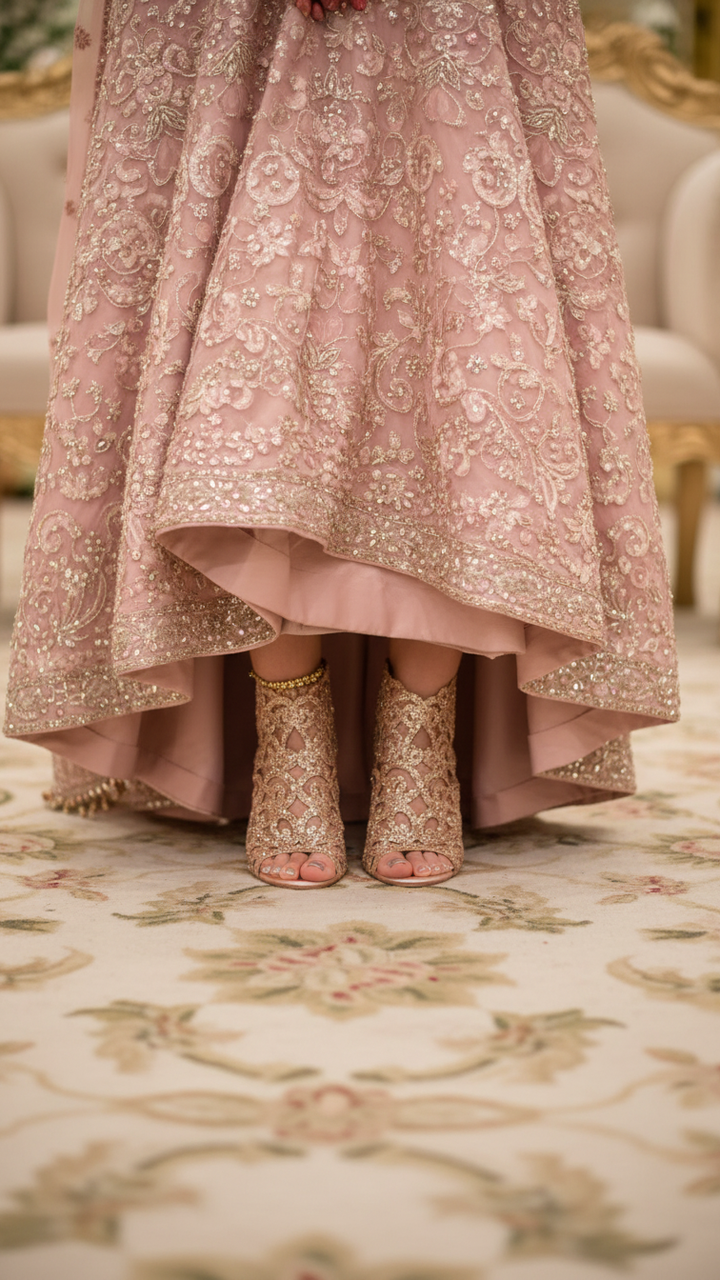 Pink Fancy Bridal Sandal FN5944