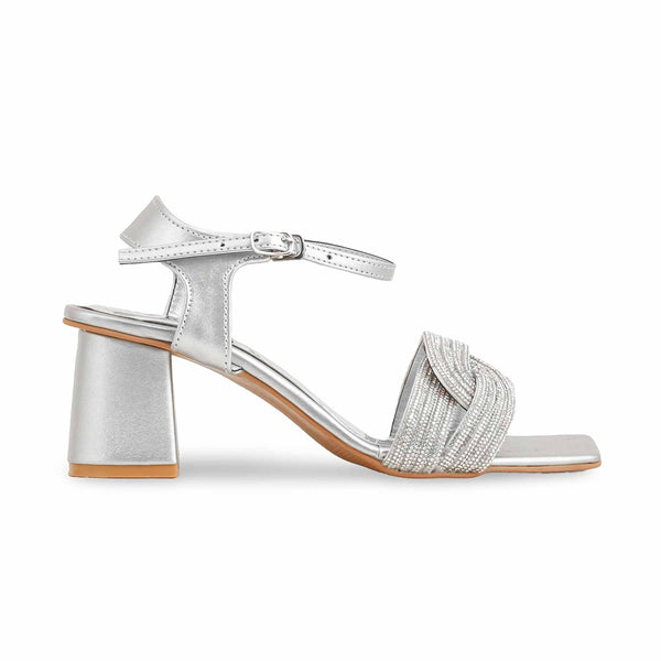 Silver Fancy Sandal FN5959
