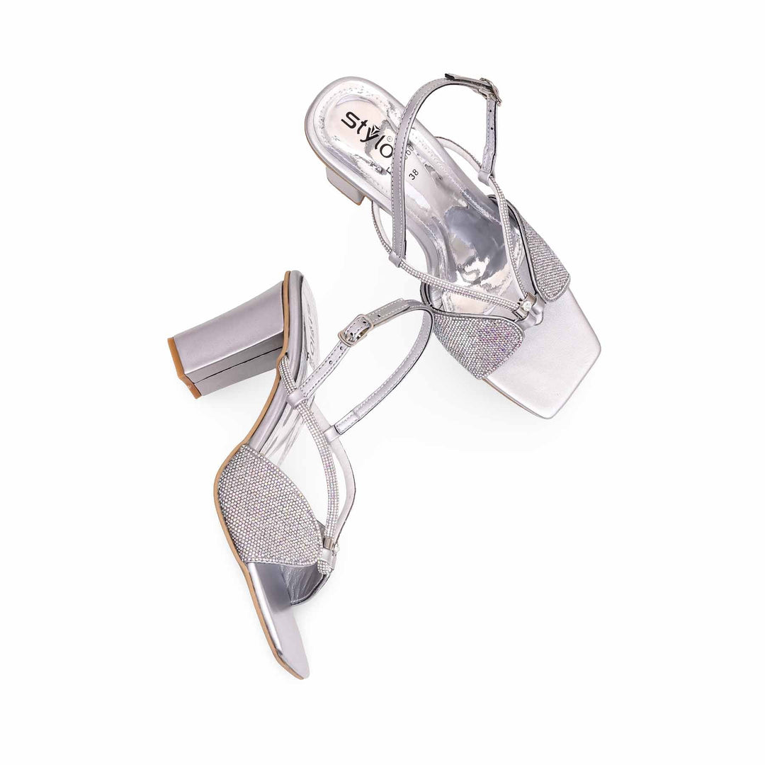 Silver Fancy Sandal FN5960