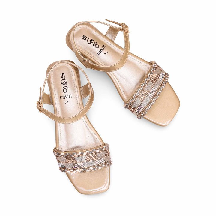 Golden Fancy Sandal FN5971