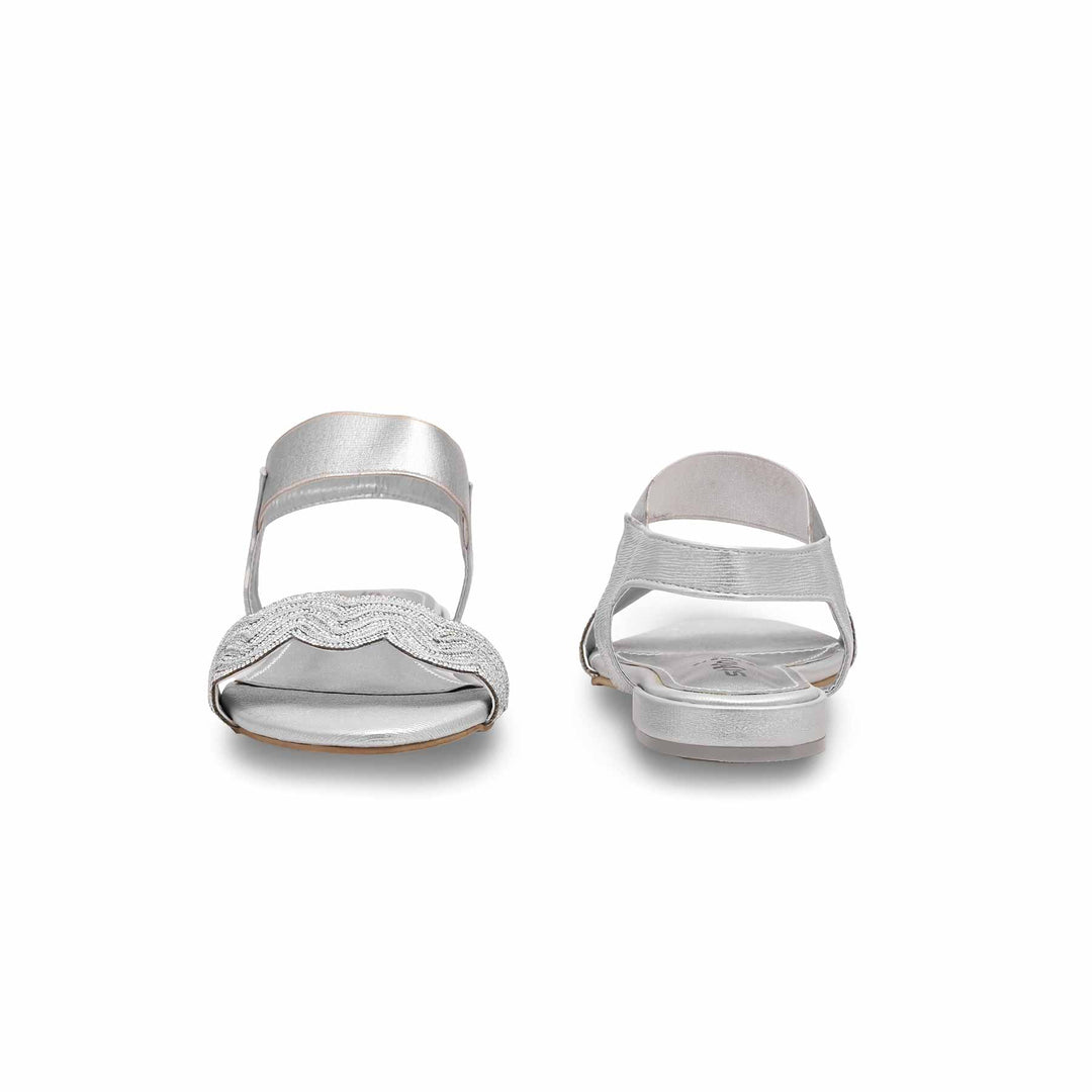 Silver Fancy Sandal FN5972