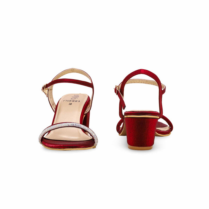 Maroon Fancy Sandal FN5981