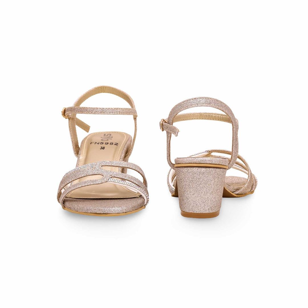 Golden Fancy Sandal FN5982