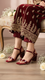 Maroon Fancy Sandal FN5989