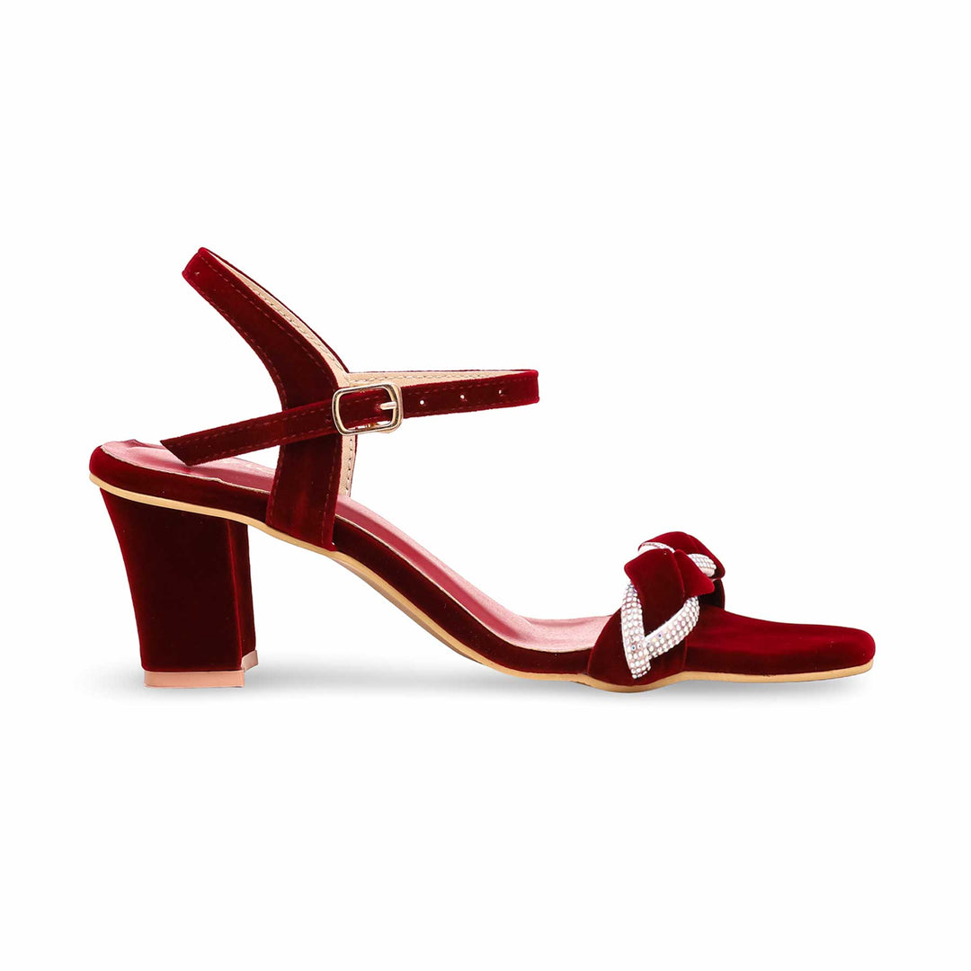 Maroon Fancy Sandal FN5989