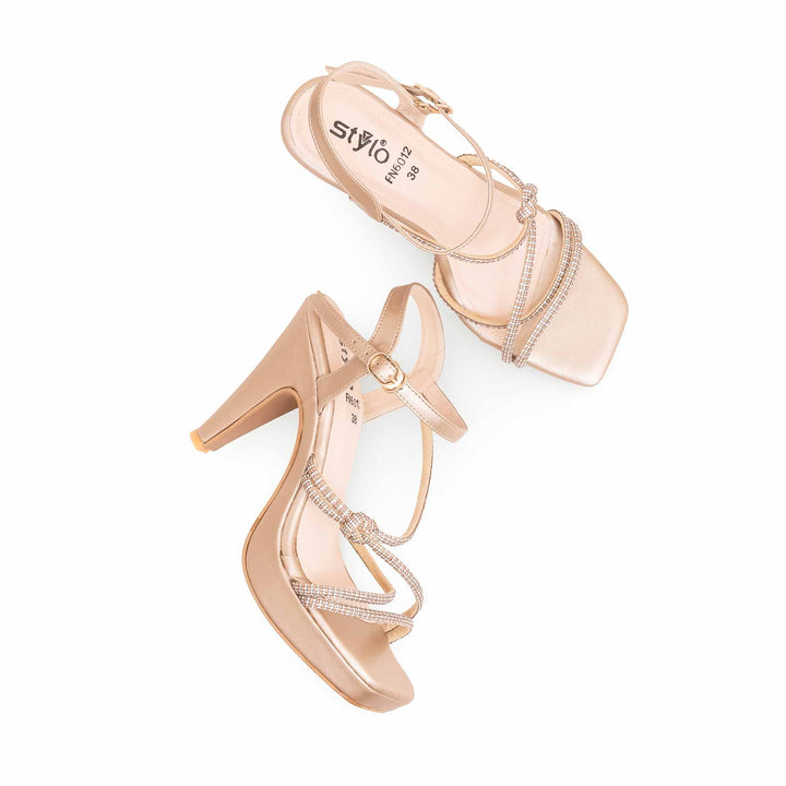 Golden Fancy Bridal Sandal FN6012