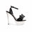 Black Fancy Bridal Sandal FN6017