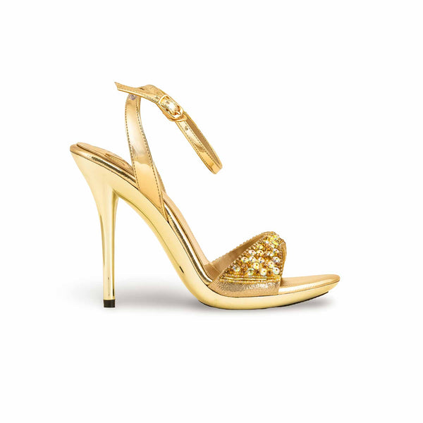 Golden Fancy Bridal Sandal FN6019