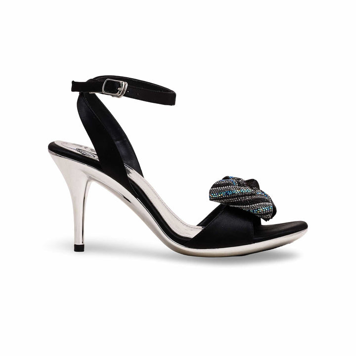 Black Fancy Bridal Sandal FN6022