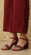 Maroon Fancy Sandal FN6030