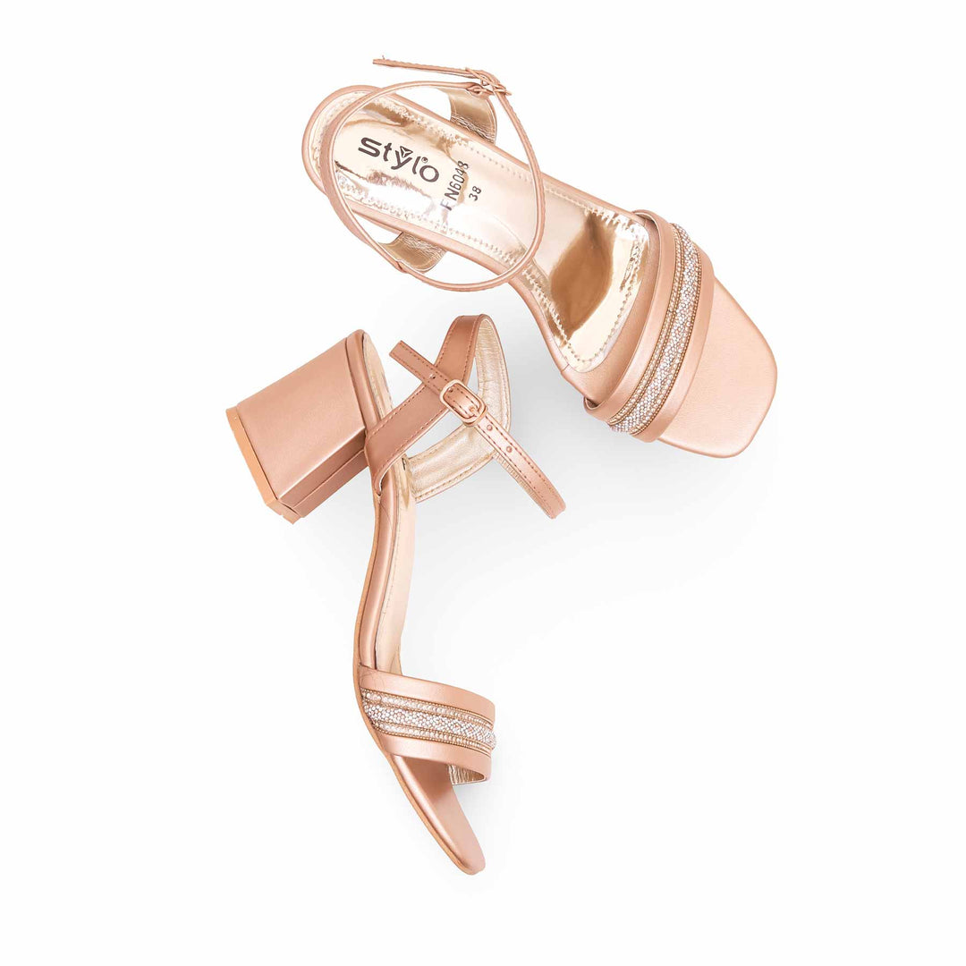 Peach Fancy Sandal FN6048