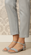 Grey Fancy Sandal FN6049