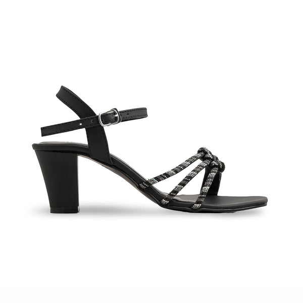 Black Fancy Sandal FN6054