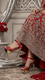 Maroon Fancy Bridal Sandal FN6057
