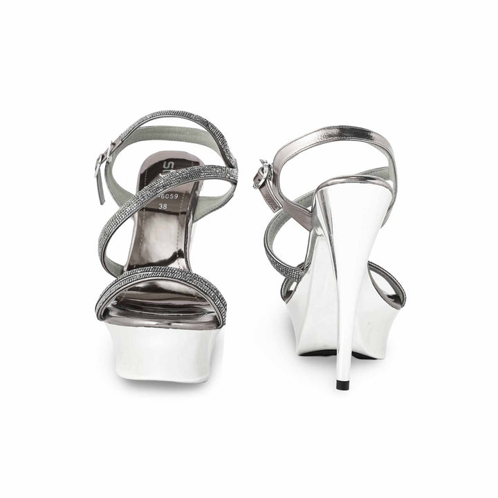 Grey Fancy Bridal Sandal FN6059