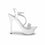 Silver Fancy Bridal Sandal FN6059