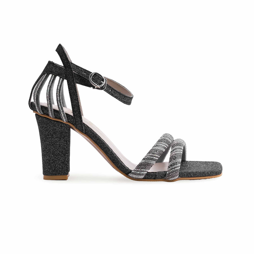 Black Fancy Sandal FN6077