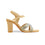 Golden Fancy Sandal For Ladies FN6079