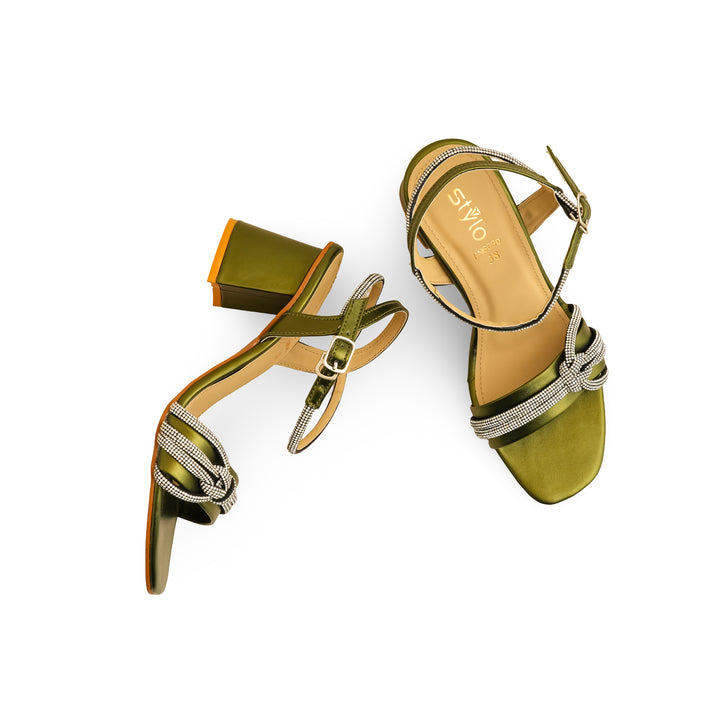 Olive Fancy Sandal FN6090