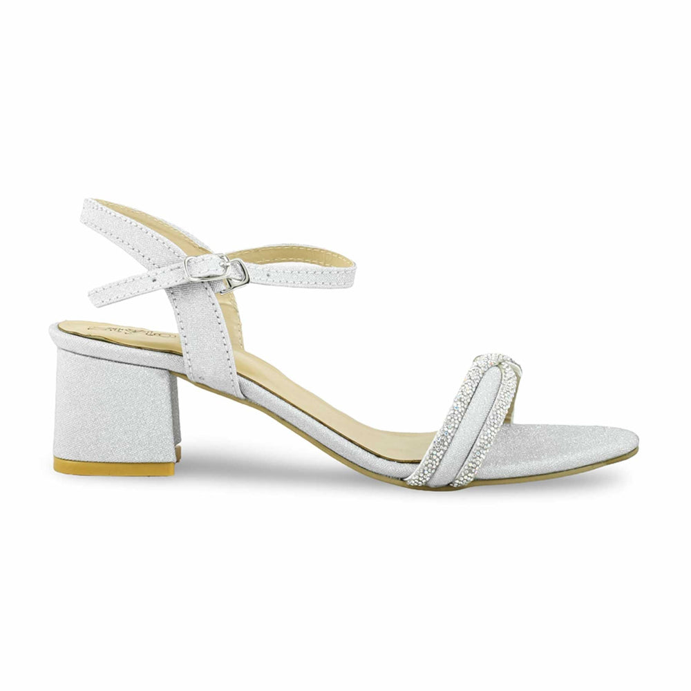 Silver Fancy Sandal FN6099