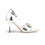 Silver Fancy Bridal Sandal FN6101