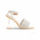 Silver Fancy Bridal Sandal For Ladies FN6104