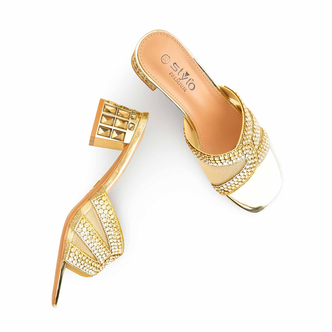 Golden Fancy Women Bridal Sandal FN6107