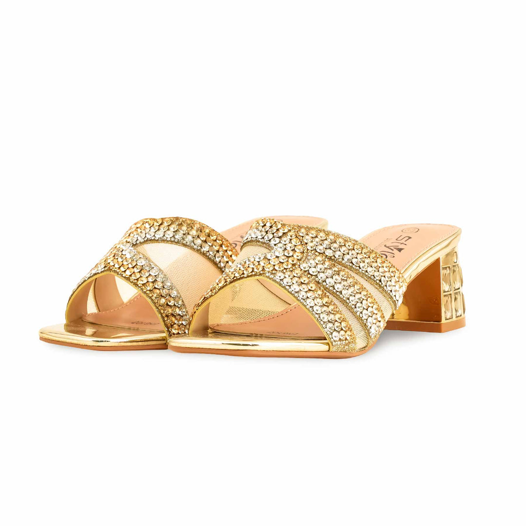 Golden Fancy Women Bridal Sandal FN6107