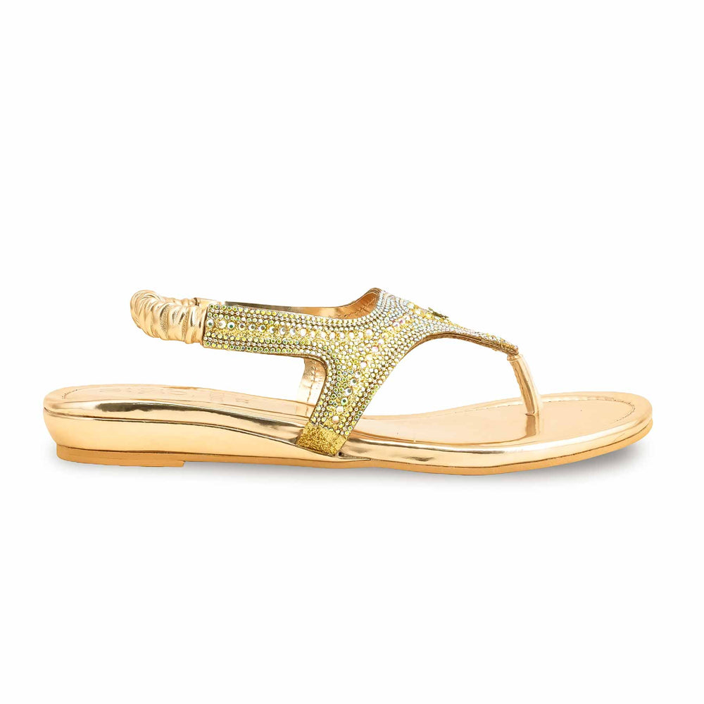 Golden Fancy Sandal FN6111