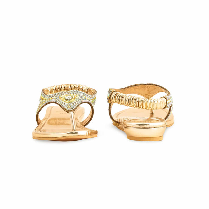 Golden Fancy Sandal FN6111