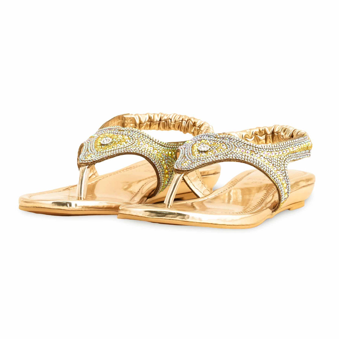 Golden Fancy Sandal FN6111