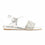 Silver Fancy Sandal For Women FN6112